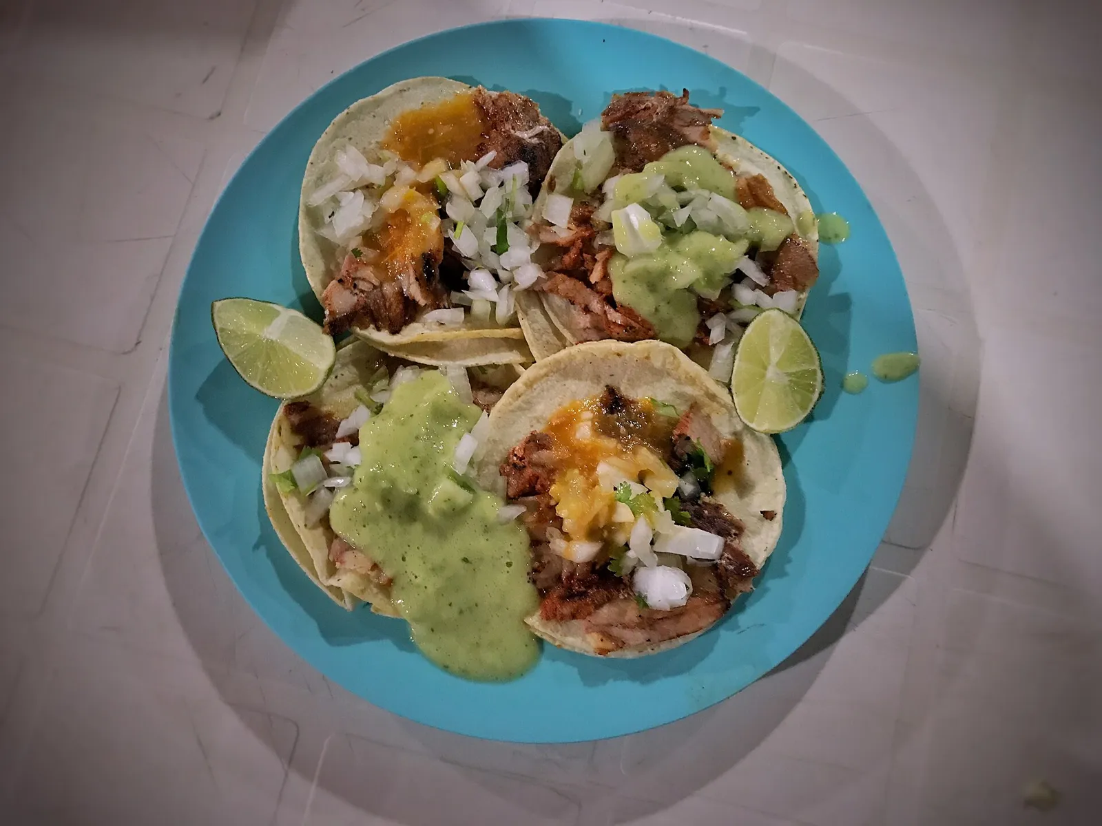 Al pastor tacos. The photo was not taken at a Coral Springs restaurant.