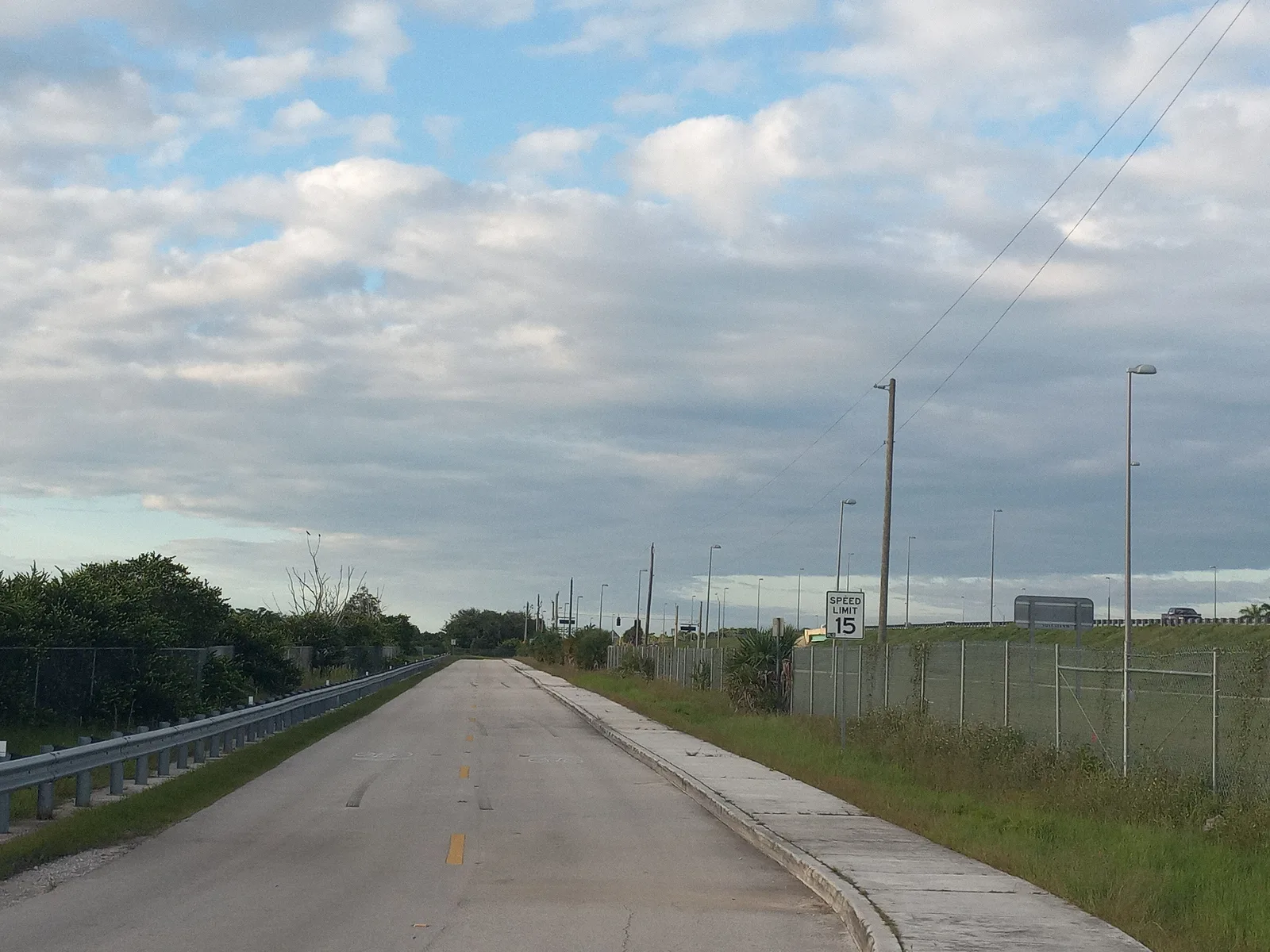 Atlantic Boulevard in Coral Springs, the main road along the north side of Shadow Wood
