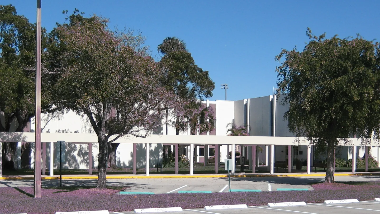 Coral Springs High School on West Sample Road, the high school zoned for Turtle Run
